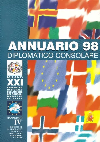 Copertina Annuario Diplomatico Consolare 1998