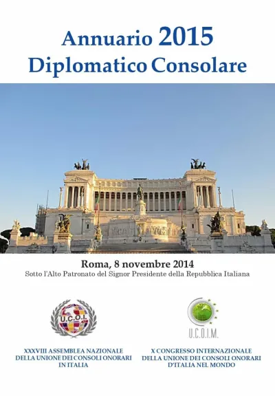 Copertina Annuario Diplomatico 2014-2015