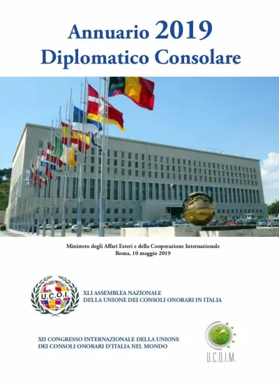 Copertina Annuario Diplomatico 2019