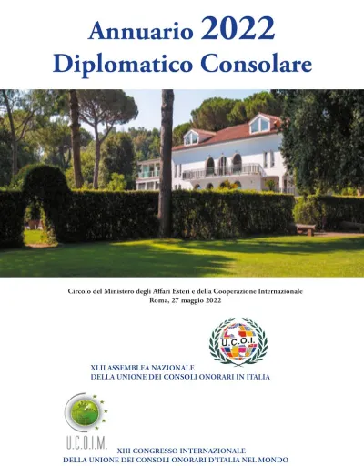 Copertina Annuario Diplomatico 2022